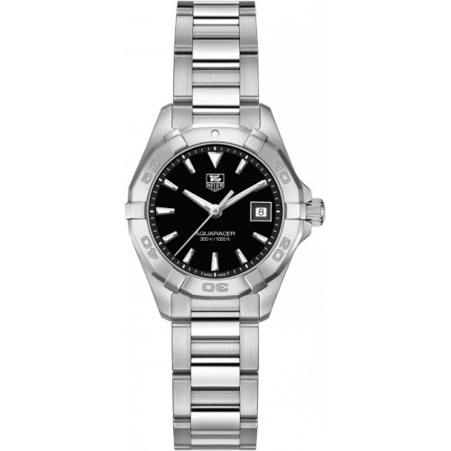 Tag Heuer Aquaracer Black Dial Stainless Ladies Watch WAY1410-BA0920
